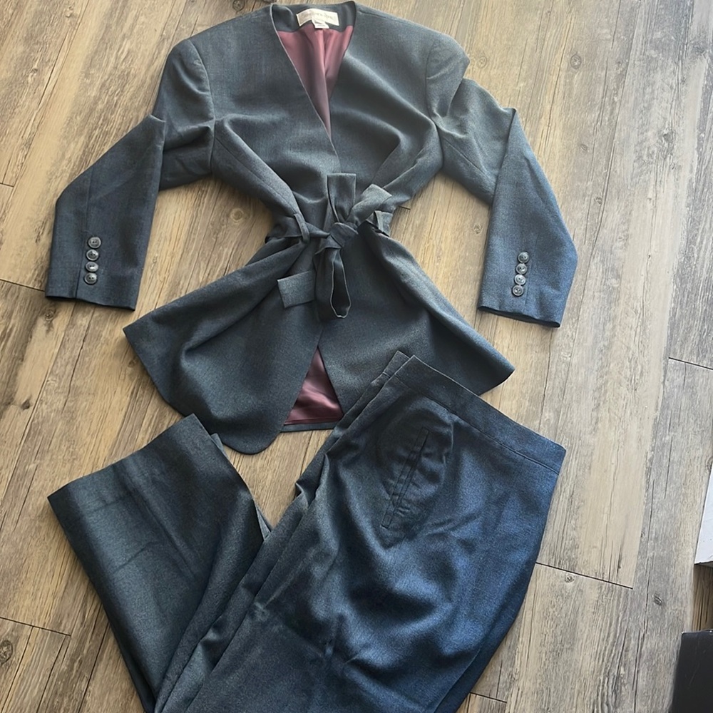 Vintage Jones New York 100% Wool Suit Set — Made in USA